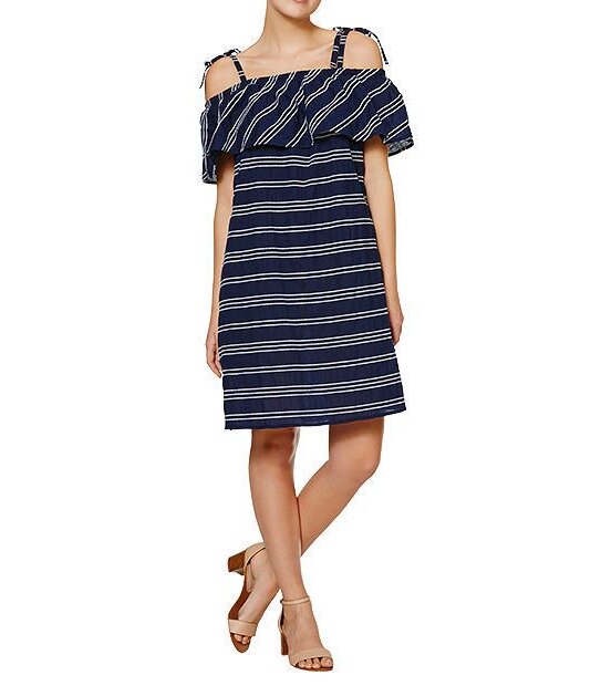 Off The Shoulder Frill Dress