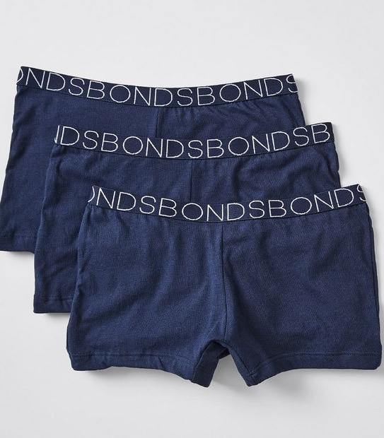 Bonds Girls Shortie 3 Pack