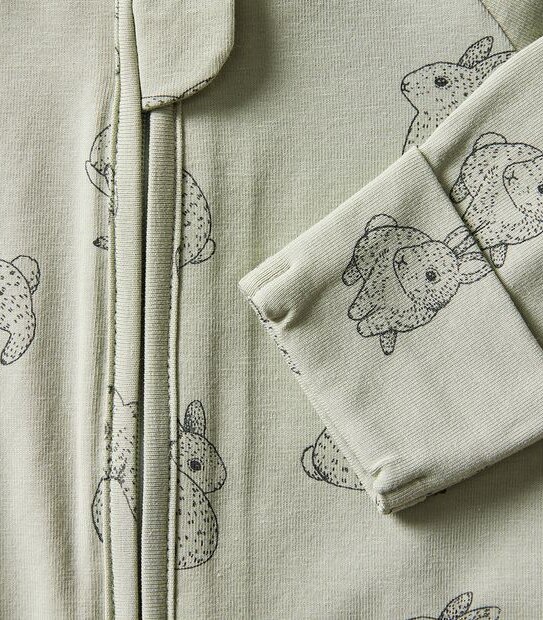 Baby Organic Cotton Print Coverall 2 of 3
