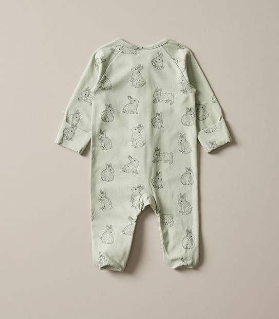 Baby Organic Cotton Print Coverall 3 of 3