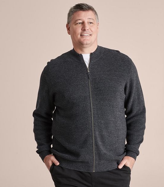 Mr Big 1/2 Zip Knit Jumper