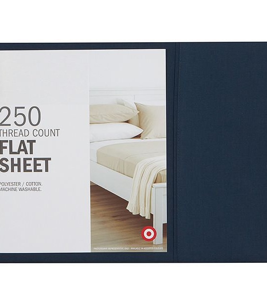 250 Thread Count Polyester Cotton Flat Sheet
