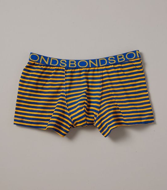 3 Pack Bonds Boys AFL West Coast Trunks