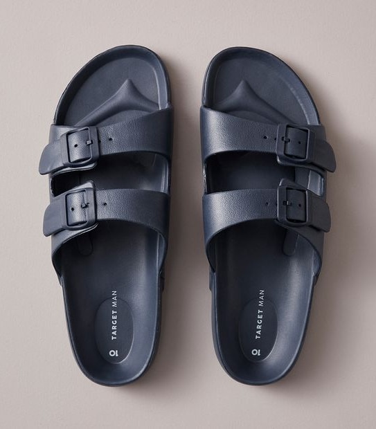 M EVA NAVY MOULDED SANDAL  SIZE 7-12