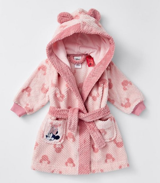 Disney Baby Minnie Mouse Dressing Gown - Pink
