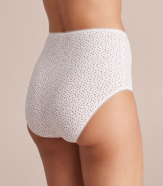 5 Pack Cotton/Elastane Full Briefs; Style: LFB183554