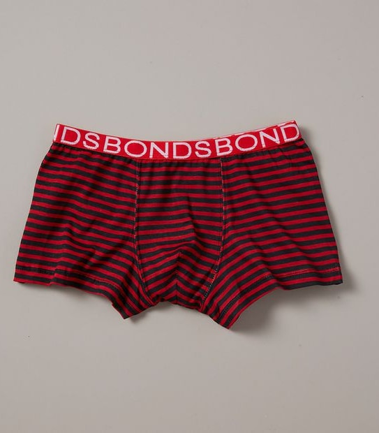 3 Pack Bonds Boys AFL Essendon Trunks