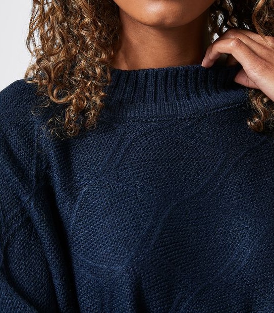 Cable Knit Poncho