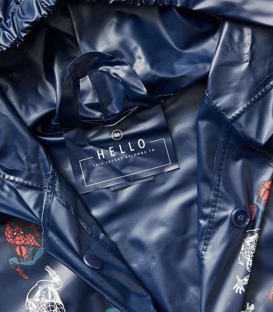 Kids Spider-Man Licensed Raincoat