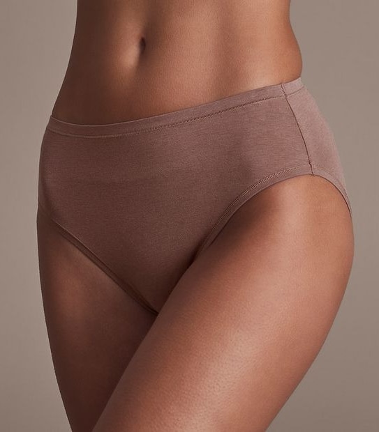2 Pack Bamboo High Cut Briefs