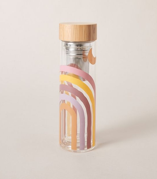 400ml Glass Tea Bottle - Golden Hour