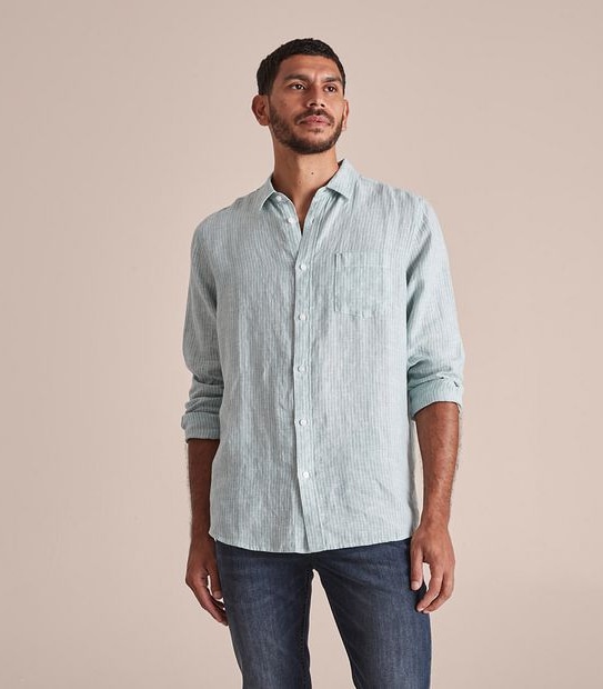 European Linen Long Sleeve Shirt