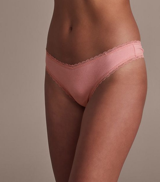 Lily Loves Chelsea Rib G-String Briefs