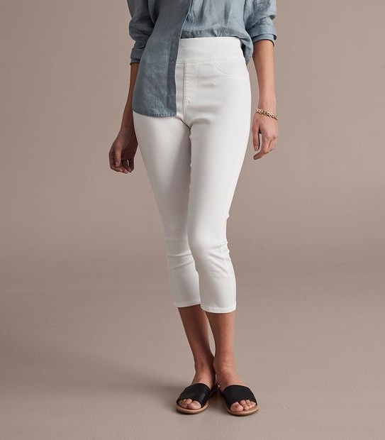 DENIM Lydia High Rise Capri Length Jeggings 