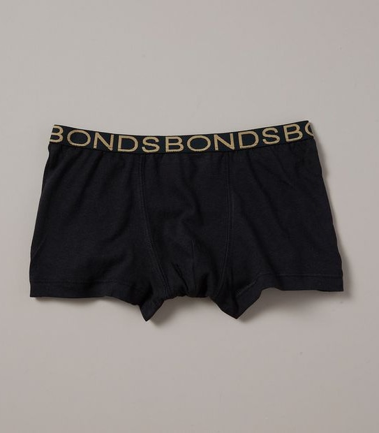 3 Pack Bonds Boys AFL Collingwood Trunks