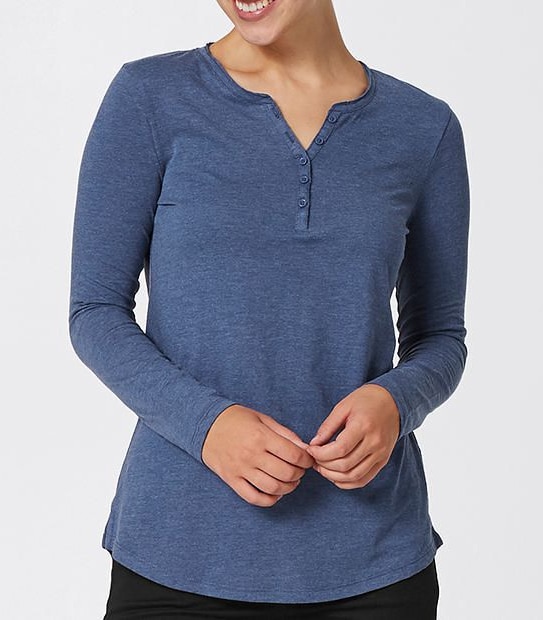 Charlie Fitted Henley Top