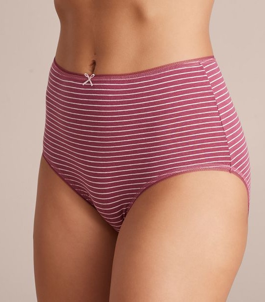5 Pack Cotton/Elastane Full Briefs; Style: LFB183554