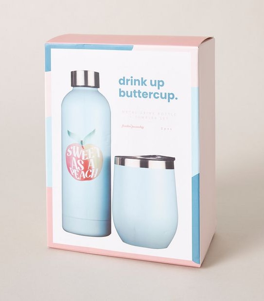 Stainless Steel Drink Bottle and Tumbler Set