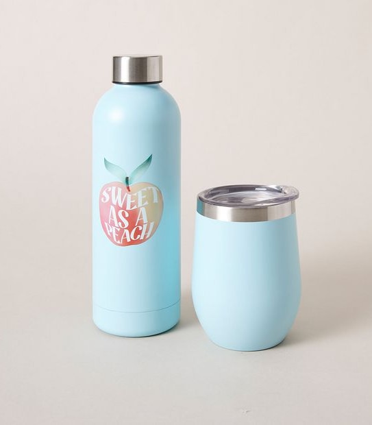 Stainless Steel Drink Bottle and Tumbler Set