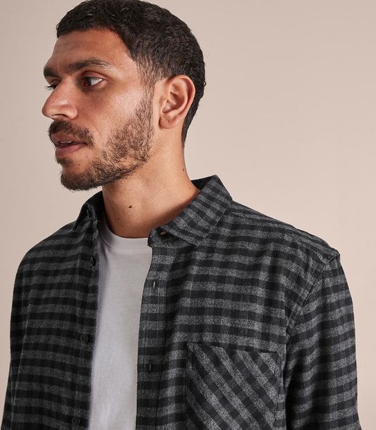 Long Sleeve Flannelette Shirt