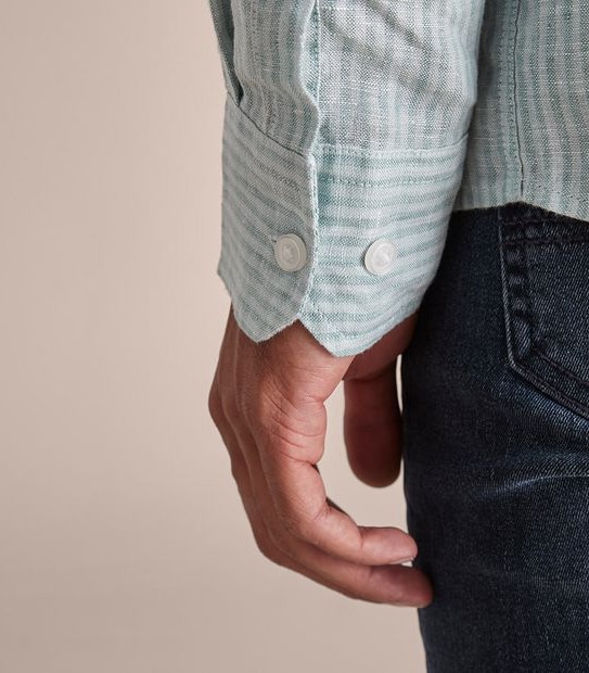 European Linen Long Sleeve Shirt