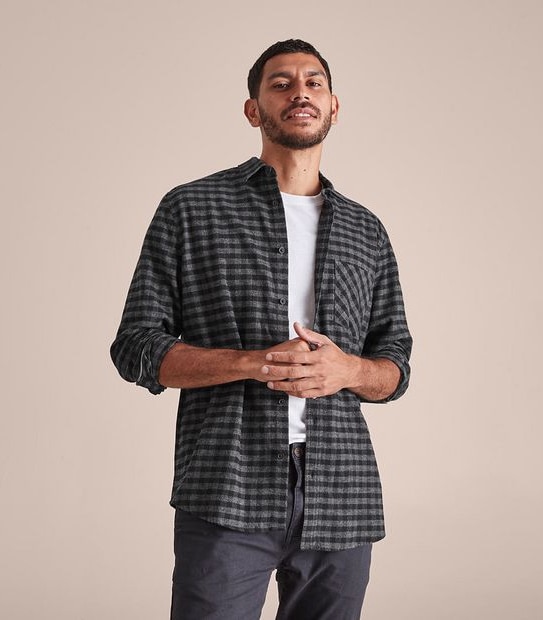 Long Sleeve Flannelette Shirt