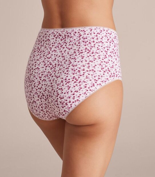 5 Pack Cotton/Elastane Full Briefs; Style: LFB183554