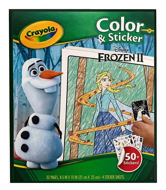 Crayola Colour & Sticker Book - Disney Frozen 2