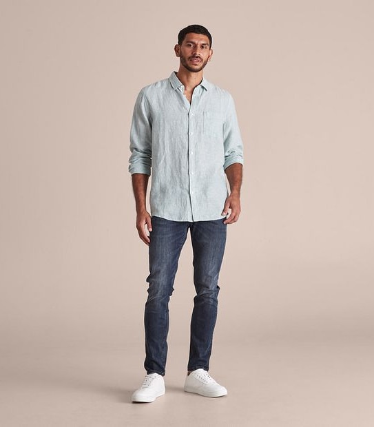 European Linen Long Sleeve Shirt