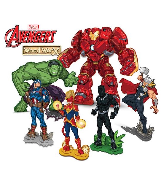 Wood WorX Marvel - Captain America