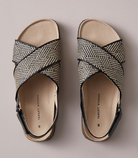 Womens Fiona Crossover Comfort Sandals 3 of 3