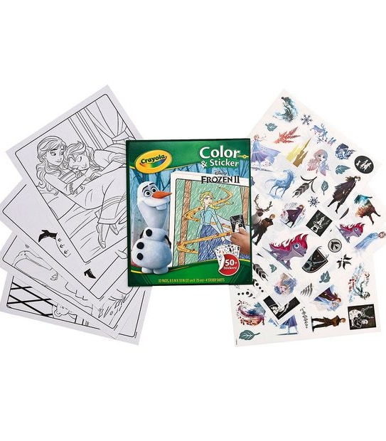 Crayola Colour & Sticker Book - Disney Frozen 2
