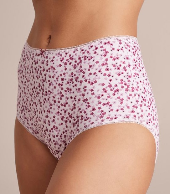5 Pack Cotton/Elastane Full Briefs; Style: LFB183554