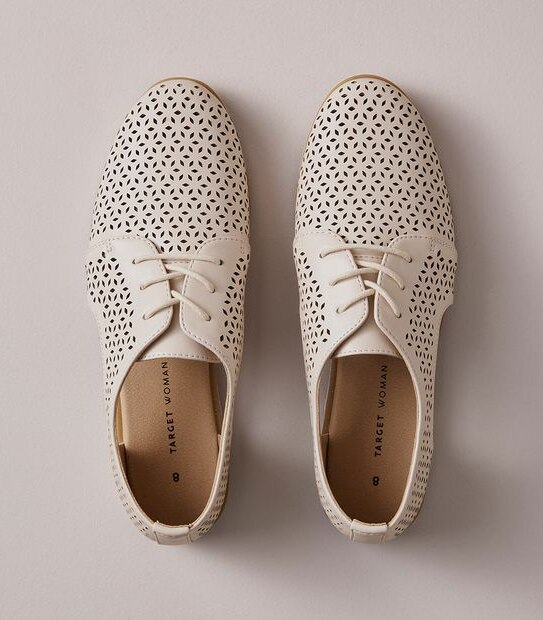 Comf Target W BEIGE FAIRHAVEN CUT OUT COMF LACE UP SIZE 6-11 | Target Australia