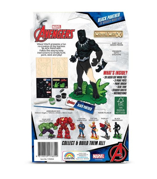 Wood WorX Marvel - Black Panther
