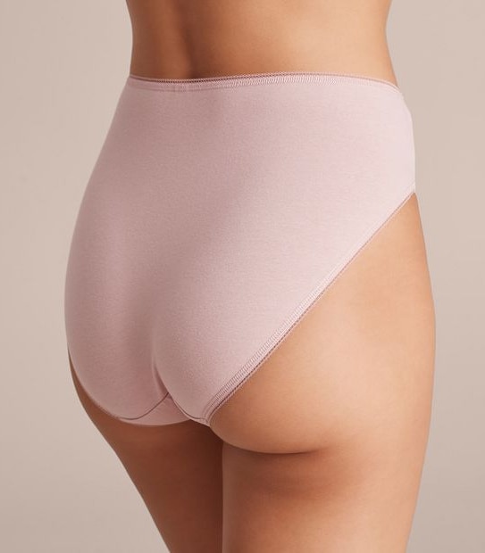 5 Pack Cotton/Elastane High Cut Briefs