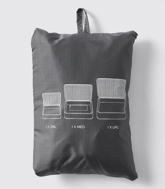 Mouv 3 Pack Pac-It-Cubes - Grey