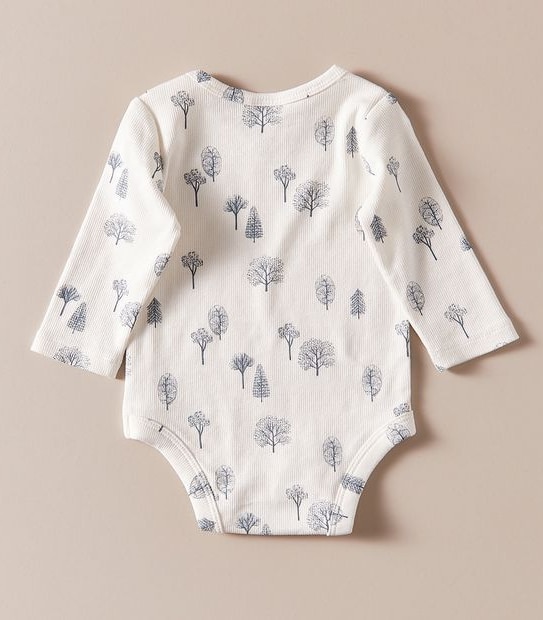 3 Pack Baby Organic Cotton Print Bodysuits 3 of 6