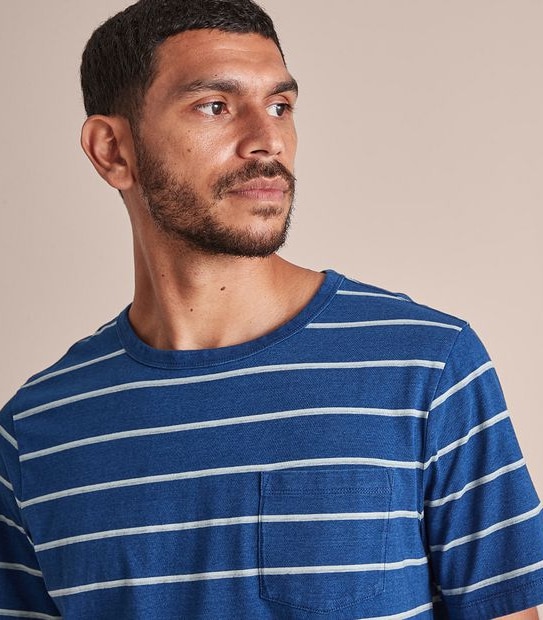 Stripe Print T-Shirt