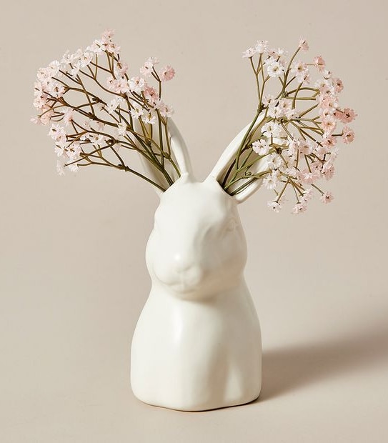 Easter Bunny Floral Pot
