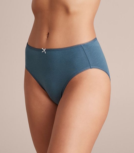 5 Pack Cotton/Elastane High Cut Briefs