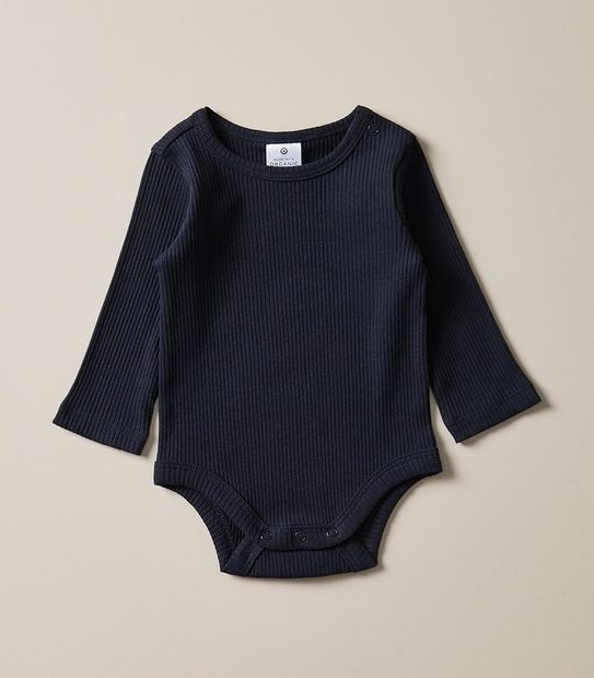 Baby Organic Cotton Rib Bodysuit