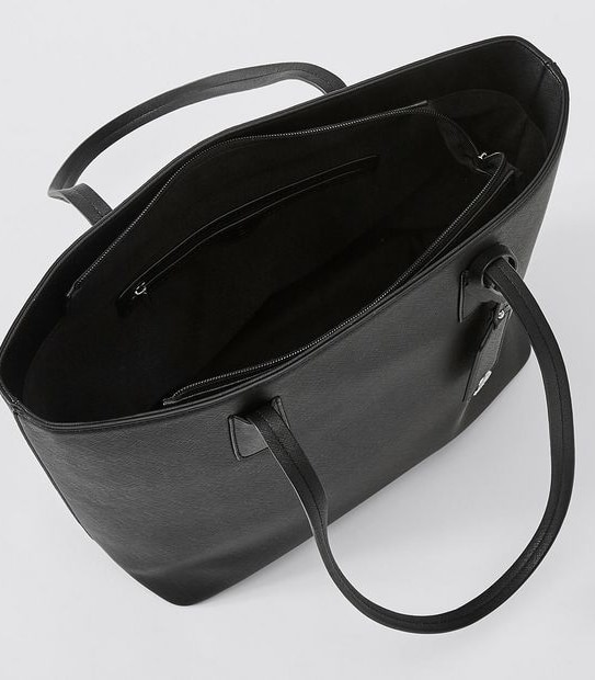 Talia Structured Tote Bag - Black