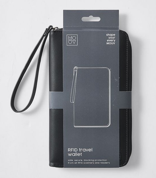 Mouv Large RFID Travel Wallet 