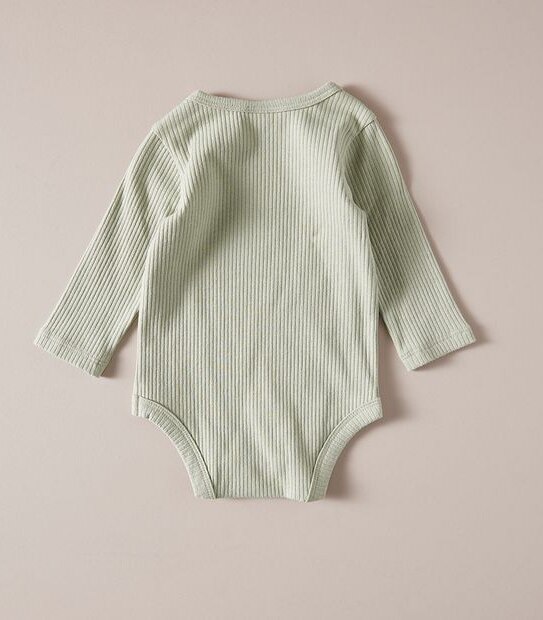 Baby Organic Cotton Rib Bodysuit