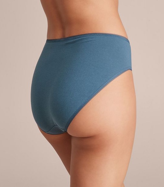 5 Pack Cotton/Elastane High Cut Briefs
