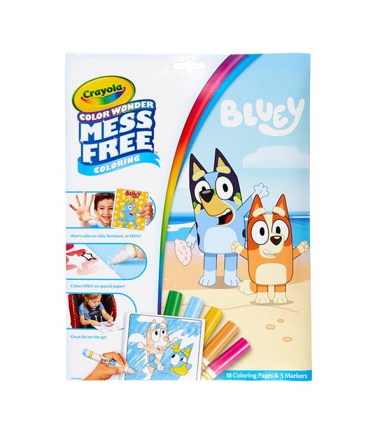 Crayola Colour Wonder Foldalope Bluey