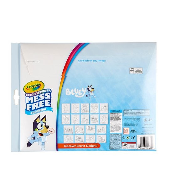 Crayola Colour Wonder Foldalope Bluey