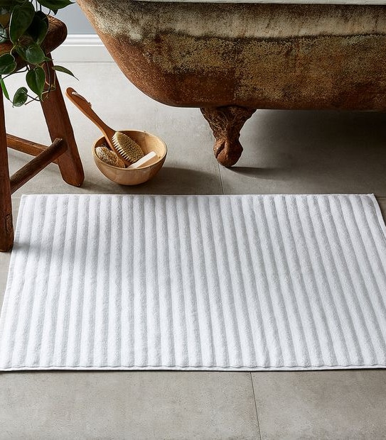Dri Glo Sculptured Rib Towel Collection - White