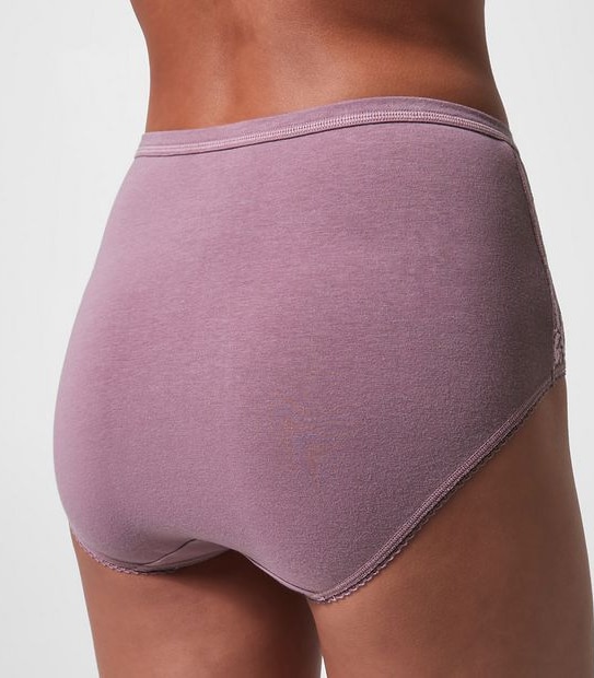 Cotton and Lace Full Briefs